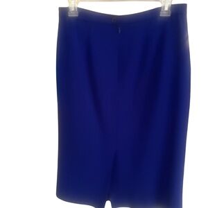Elegant Blue Pencil Skirt